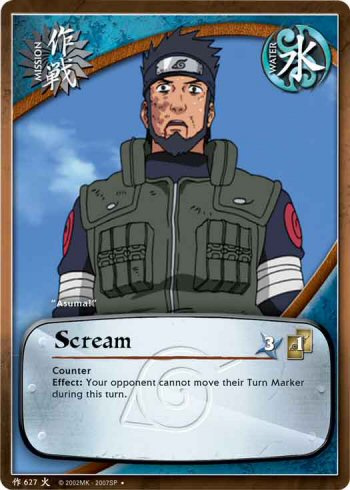 Scream — Naruto CCG card m627