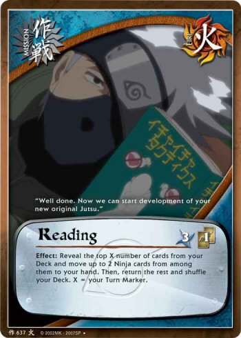 Reading — Naruto CCG card m637