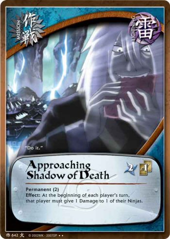 Approaching Shadow of Death — Naruto CCG card m642