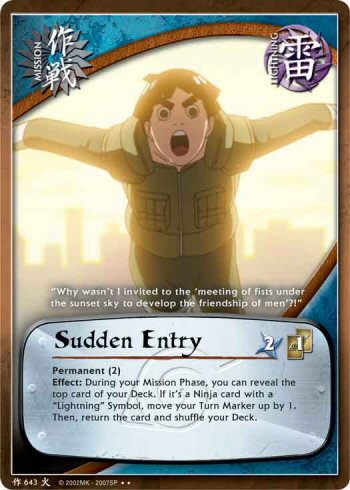 Sudden Entry — m643