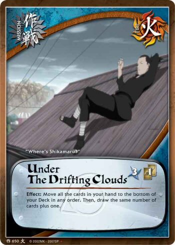 Under The Drifting Clouds — Naruto CCG card m650