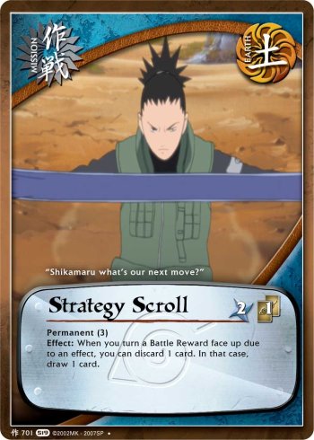 Strategy Scroll — Naruto CCG card m701
