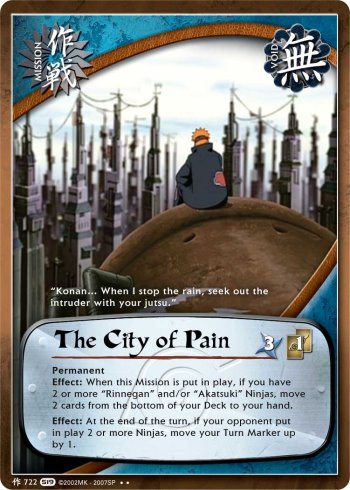 The City of Pain — Naruto CCG card m722
