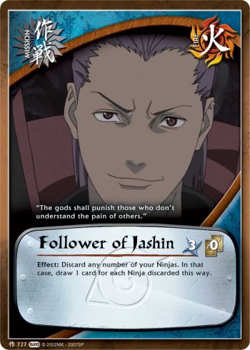 Follower of Jashin — Naruto CCG card m727