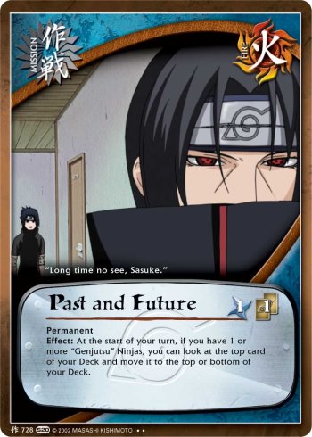 Past and Future — Naruto CCG card m728