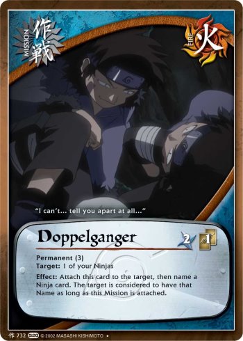 Doppelganger — Naruto CCG card m732