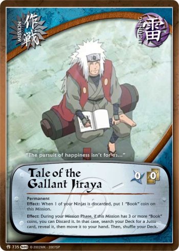 Tale of the Gallant Jiraiya — Naruto CCG card m735