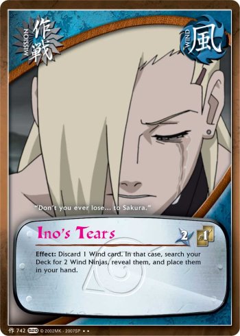 Ino's Tears — Naruto CCG card m742