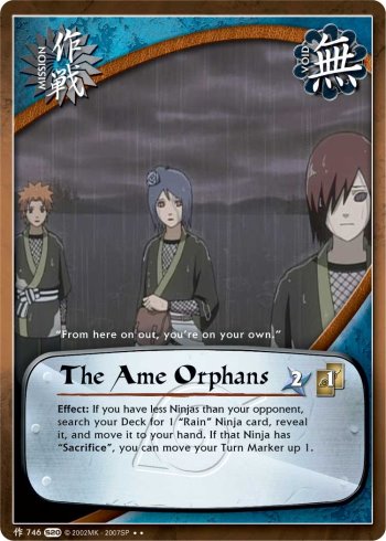 The Ame Orphans — Naruto CCG card m746