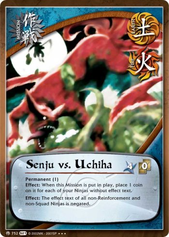 Senju vs. Uchiha — Naruto CCG card m752