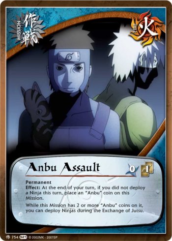 Anbu Assault — Naruto CCG card m754