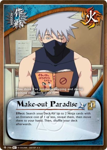 Make-out Paradise — Naruto CCG card m756