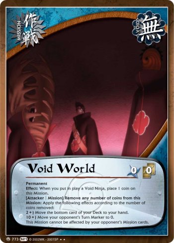 Void World — Naruto CCG card m773