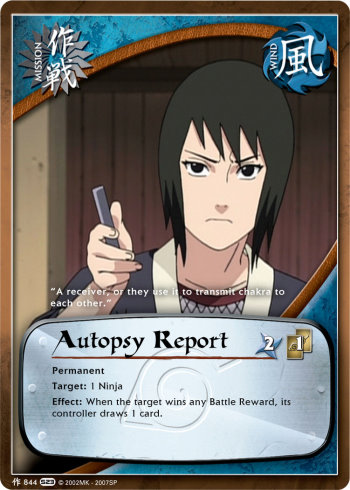 Autopsy Report — Naruto CCG card m844