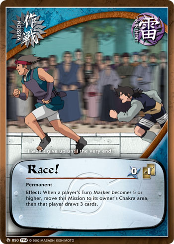 Race! — Naruto CCG card m850