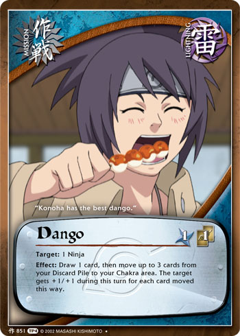 Dango — Naruto CCG card m851