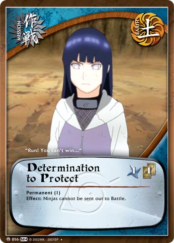 Determination to Protect — Naruto CCG card m856