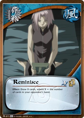 Reminisce — Naruto CCG card m877