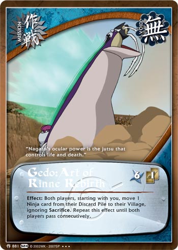 Gedo: Art of Rinne Rebirth — Naruto CCG card m881