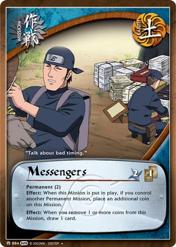 Messengers — Naruto CCG card m884