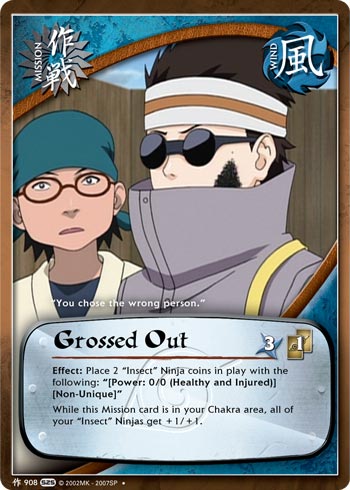 Grossed Out — Naruto CCG card m908