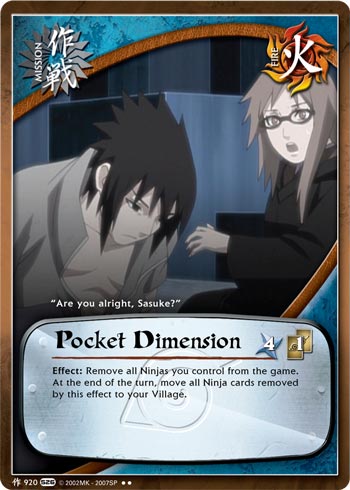 Pocket Dimension — Naruto CCG card m920
