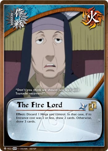 The Fire Lord — Naruto CCG card m922