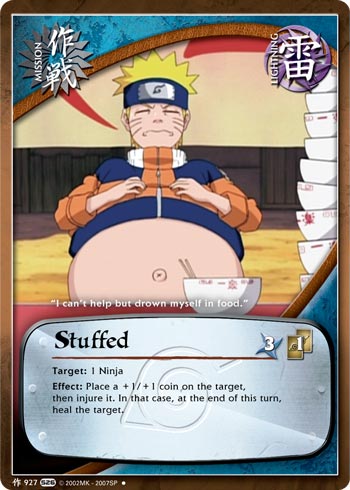 Stuffed — Naruto CCG card m927