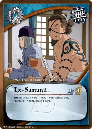 Ex-Samurai — Naruto CCG card m940