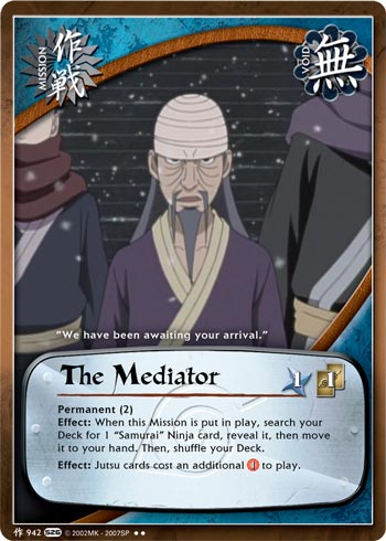 The Mediator — Naruto CCG card m942