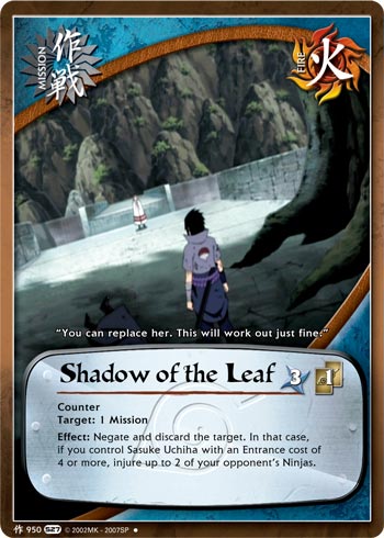 Shadow of the Leaf — Naruto CCG card m950