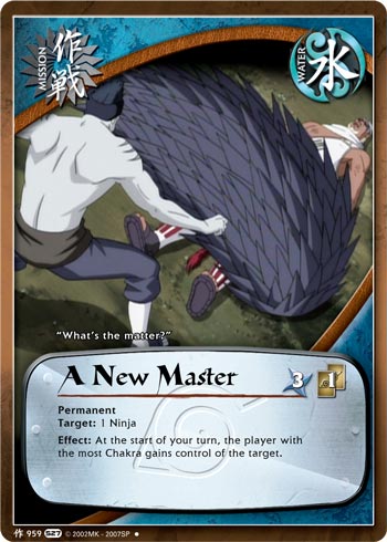 A New Master — Naruto CCG card m959
