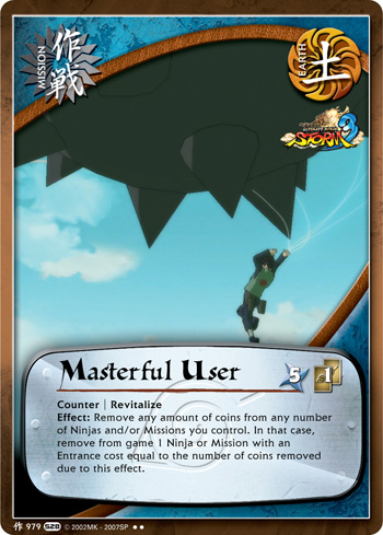 Masterful User — Naruto CCG card m979