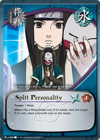 Split Personality Mus008 — Naruto CCG card mUS008