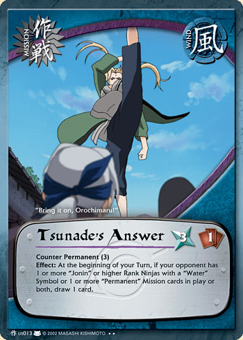 Tsunade's Answer Mus013 — mUS013