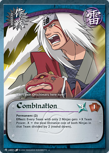 Combination Mus021 — Naruto CCG card mUS021