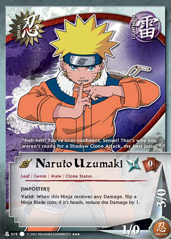 Naruto Uzumaki — Naruto CCG card n019