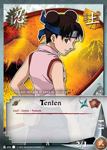 Tenten — Naruto CCG card n032