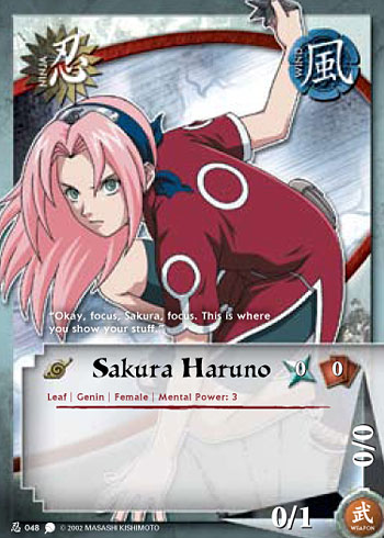 Sakura Haruno — Naruto CCG card n048