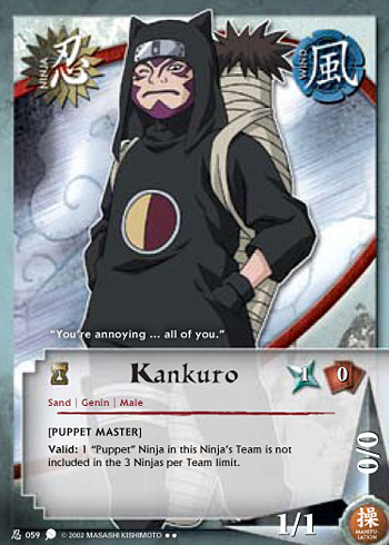 Kankuro — Naruto CCG card n059