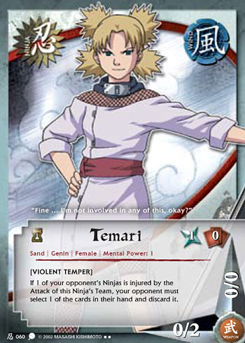 Temari — Naruto CCG card n060