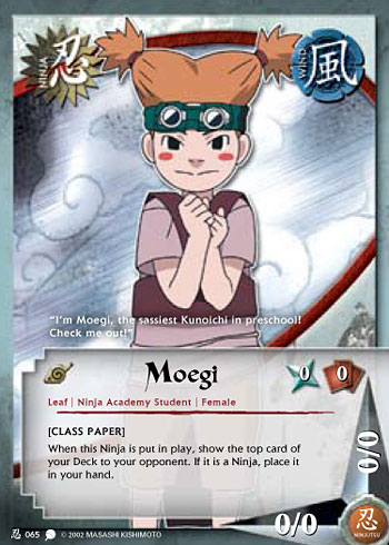 Moegi — Naruto CCG card n065