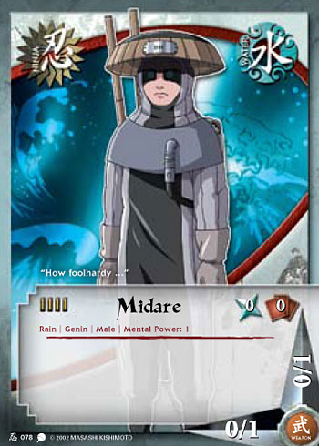 Midare — Naruto CCG card n078