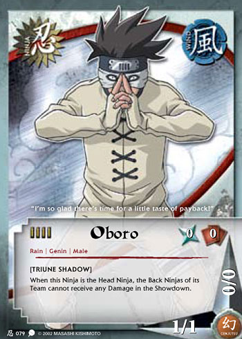 Oboro — Naruto CCG card n079