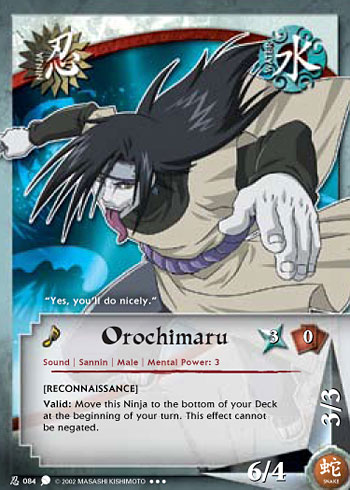 Orochimaru — Naruto CCG card n084