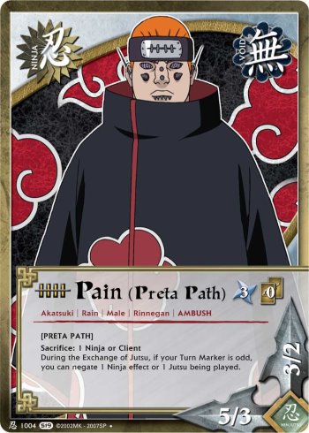 Pain (Preta Path) — Naruto CCG card n1004