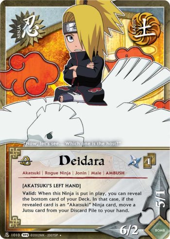 Deidara — Naruto CCG card n1010