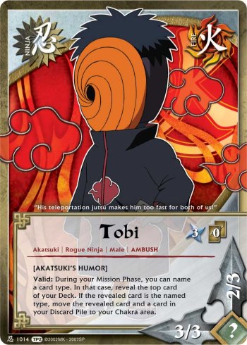 Tobi — Naruto CCG card n1014