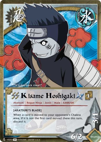 Kisame Hoshigaki — Naruto CCG card n1025