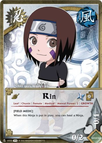 Rin — Naruto CCG card n1033